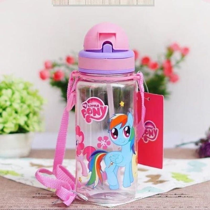 Botol Minum Kepala + Sedotan 450ml - BTMS450 (Motif Dikirim Random)