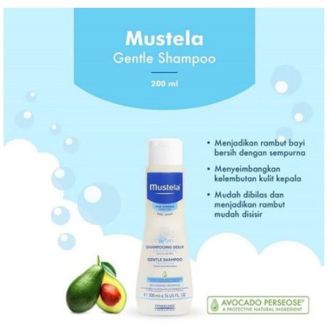 MUSTELA BABY GENTLE SHAMPOO 200ML 030503 / SHAMPO BAYI