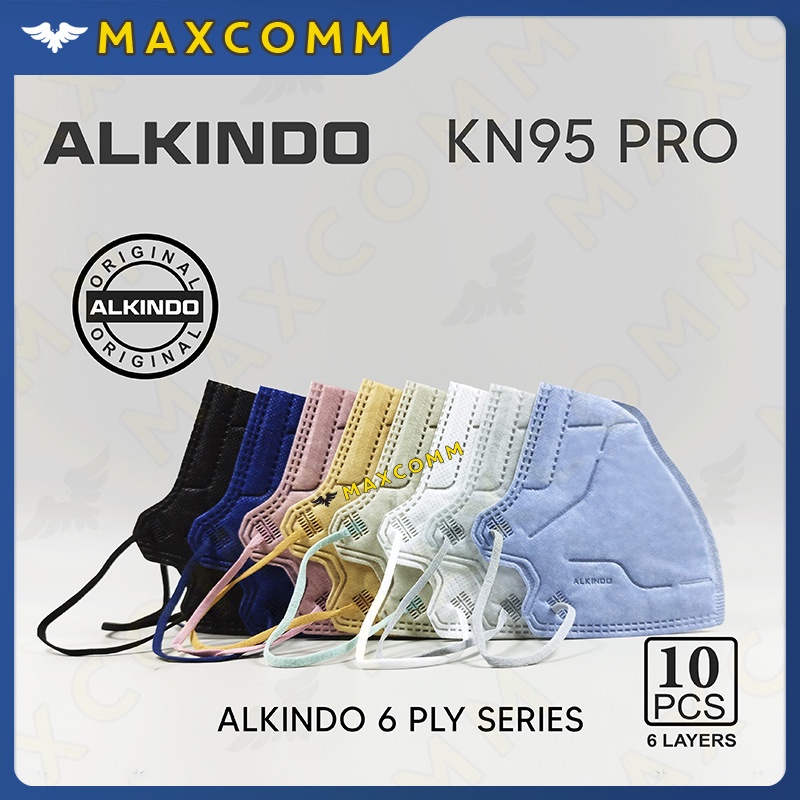 Masker Alkindo KN95 Pro 6 ply Single Pack isi 10 6ply Masker Sekali Pakai