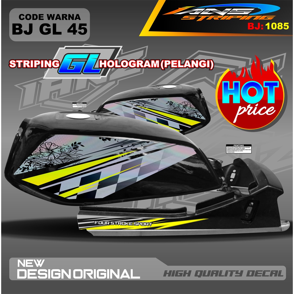 VARIASI STRIPING GL CUSTOM HOLOGRAM / STRIPING GL MAX PELANGI HOLOGRAM / STRIPING GL 2000 HOLOGRAM