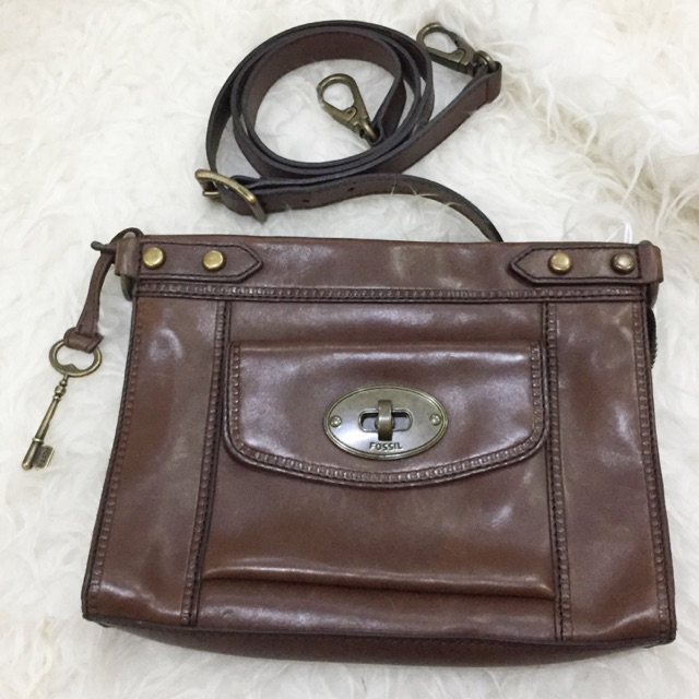 tas fossil vri vintage espresso crossbody second