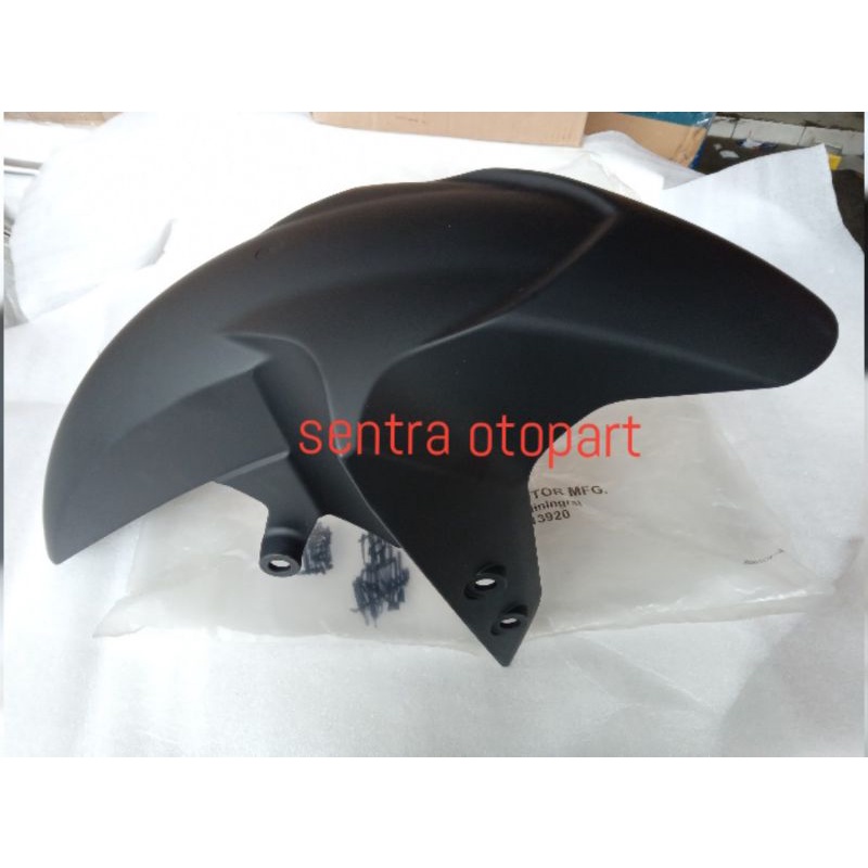 Spakbor depan front fender r15 r 15 v3 hitam doff dop original lp