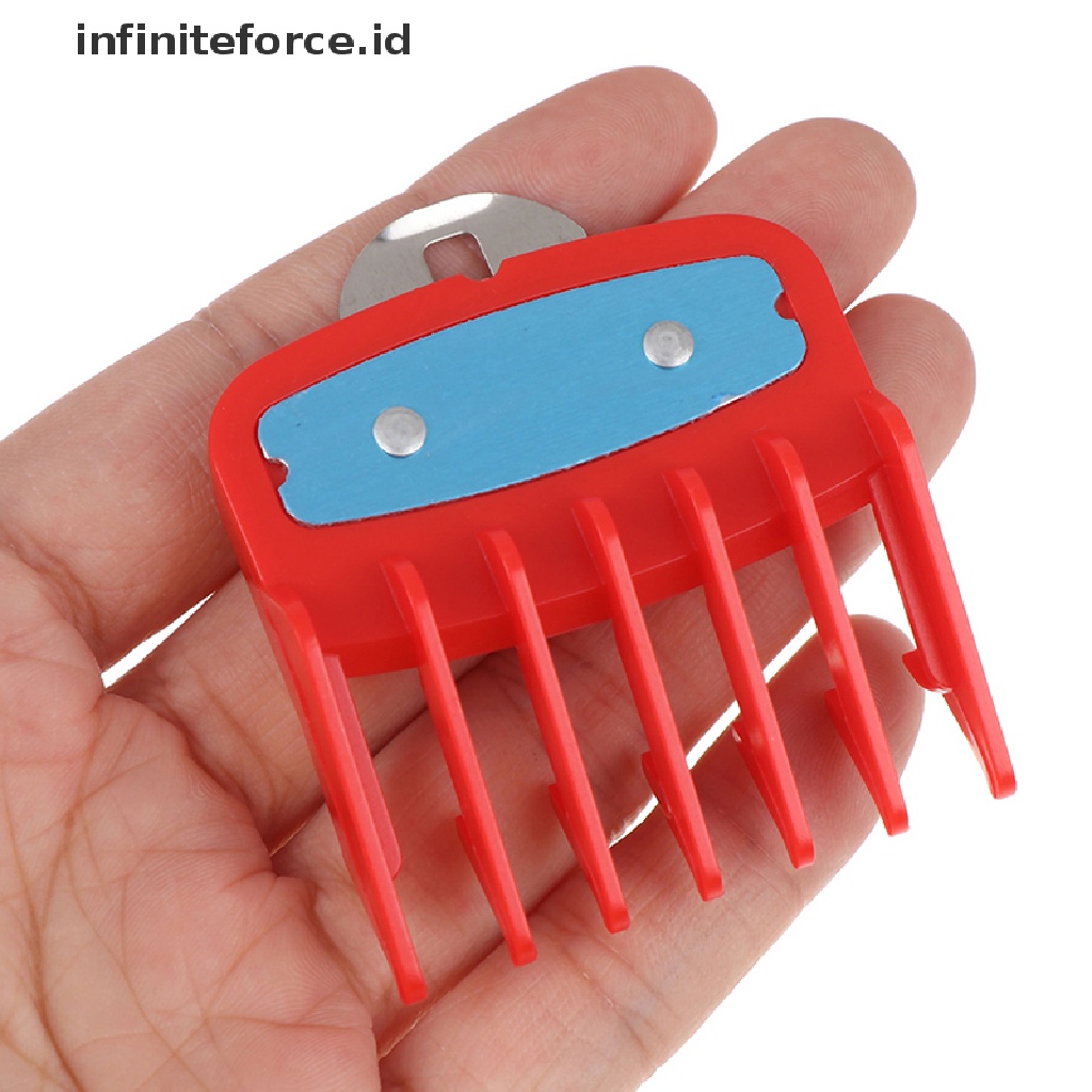 Infiniteforce.id Set Sisir Guide Dengan Holder Metal Ukuran 1.5 + 4.5mm Untuk Clipper