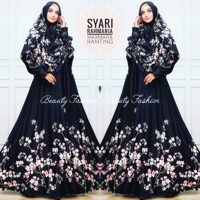 Gamis Syari Rahmania Maxmara set khimar