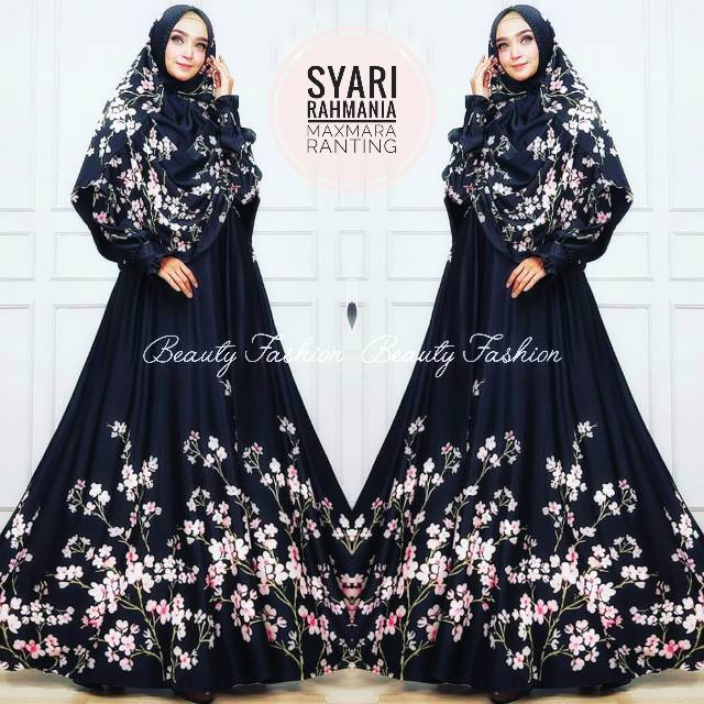 Gamis Syari Rahmania Maxmara set khimar