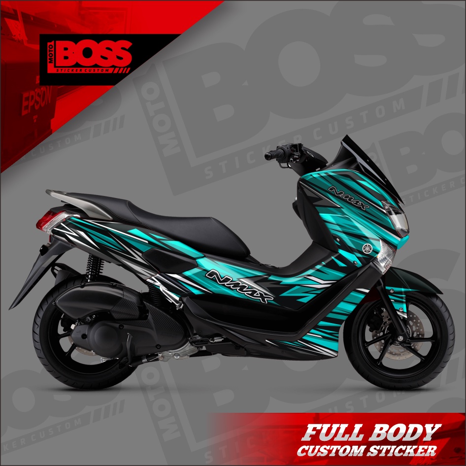 Decal Sticker Stiker Yamaha Nmax 2016 2017 2018 2019 Full Body Striping Full Body Nmax Motif Abstrc