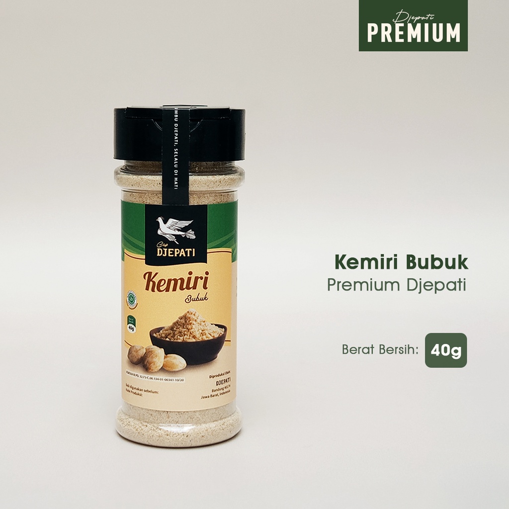 

Cap Djepati Kemiri Bubuk Botol Premium 40 Gr