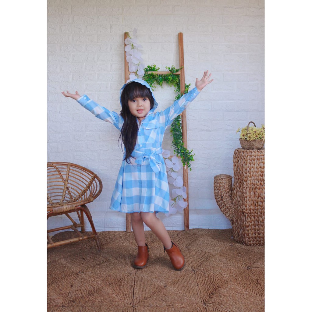 Zahra Dress Anak Perempuan Ophelia Bahan Katun | Pakaian Anak Lucu Umur 1-6 Tahun
