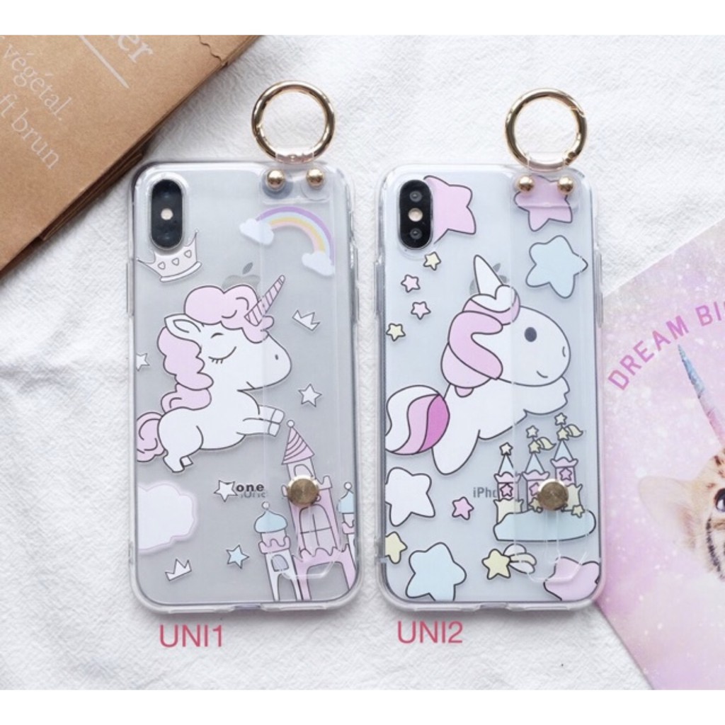 Unicorn Strap Case for Iphone Oppo Xiaomi Vivo
