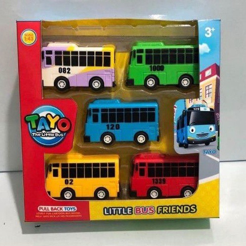 MAINAN MOBIL TAYO ISI 4PCS PULL BACK MOBIL LITTLE BUS TAYO MAINAN ANAK-5