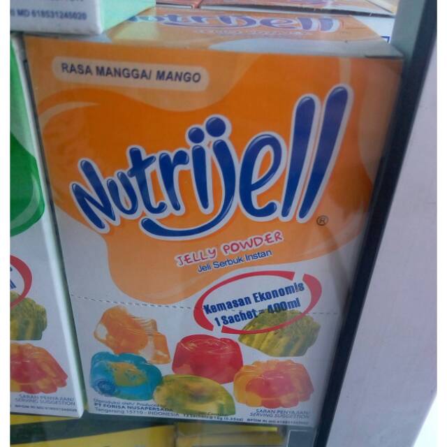 

Nutrijell jelly aneka rasa buah 10gr