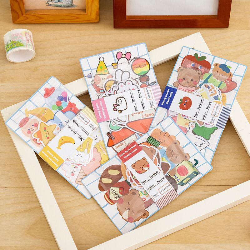 

STICKER DECO DESAIN CLOUD BEAR BERUANG LUCU-STICKER SCRAPBOOK-DIARY-JOURNAL-BUJO-LOVERSTUFF