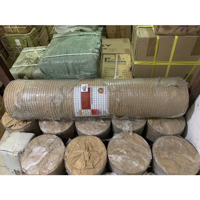 Kawat Loket Ram Patri Hot Dipped Galvanized Welded Wire Mesh KURA 25M - 1/2&quot; x 1m x 25m