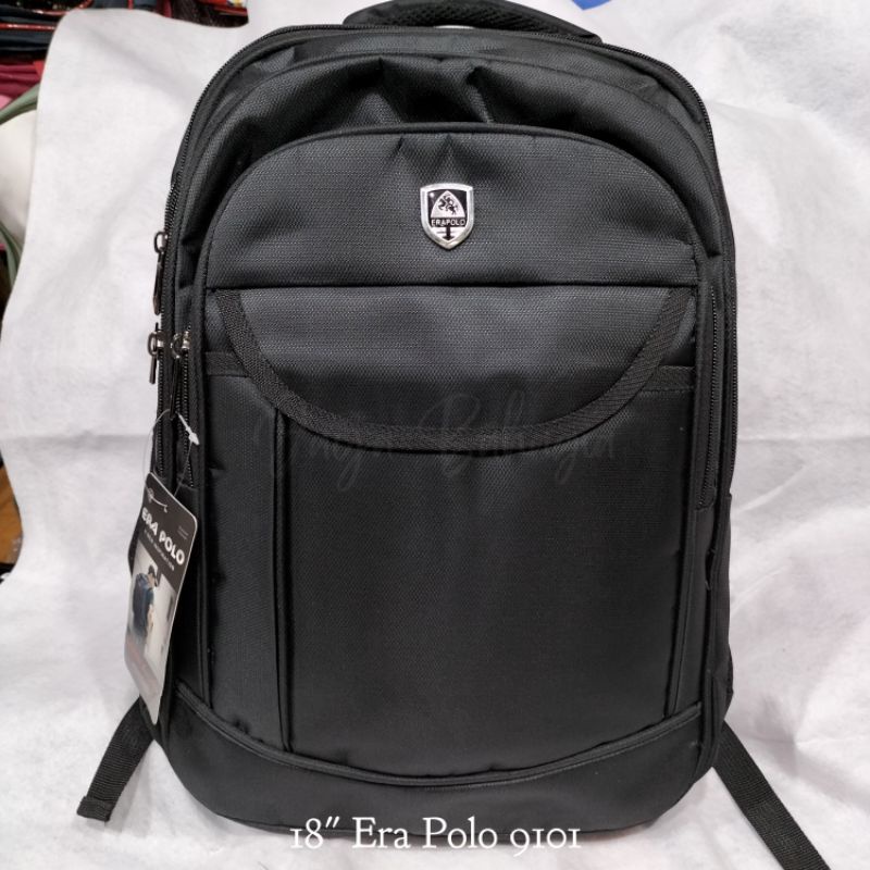 Ransel Laptop Murah 18 Inch Era Polo Expand 9101 Tas Sekolah Kerja Pria Wanita