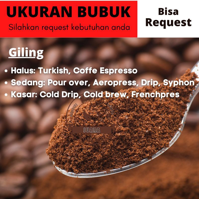 Kopi Arabika Aceh Gayo 1Kg | Bubuk atau Roastbean | Termurah