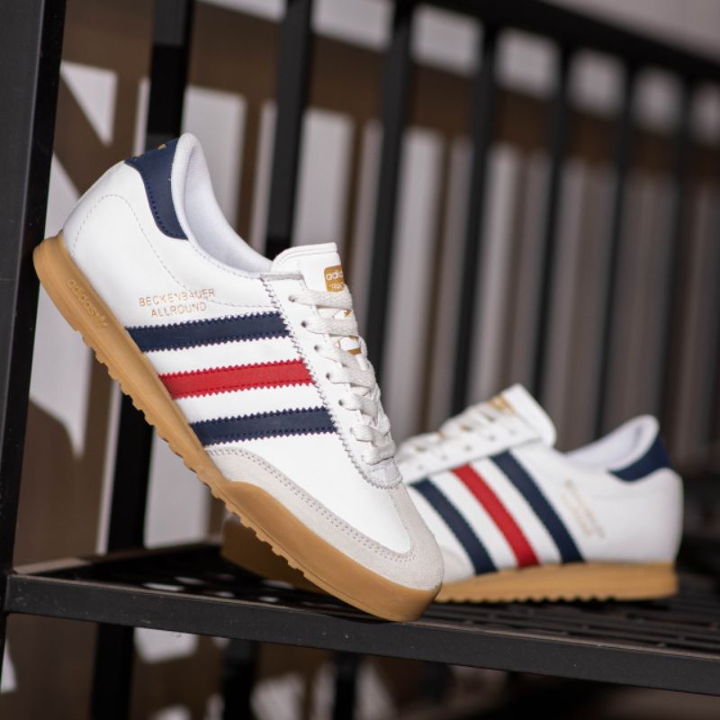 Adidas Beckenbauer &quot;White Collegiate Navy Red Sol Gum&quot;