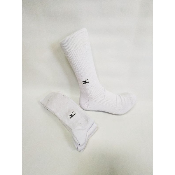 KAOSKAKI OLAHRAGA SPORT PUTIH TEBAL MIZUNO  PRIA WANITA ELASTIS-Panjang bagus