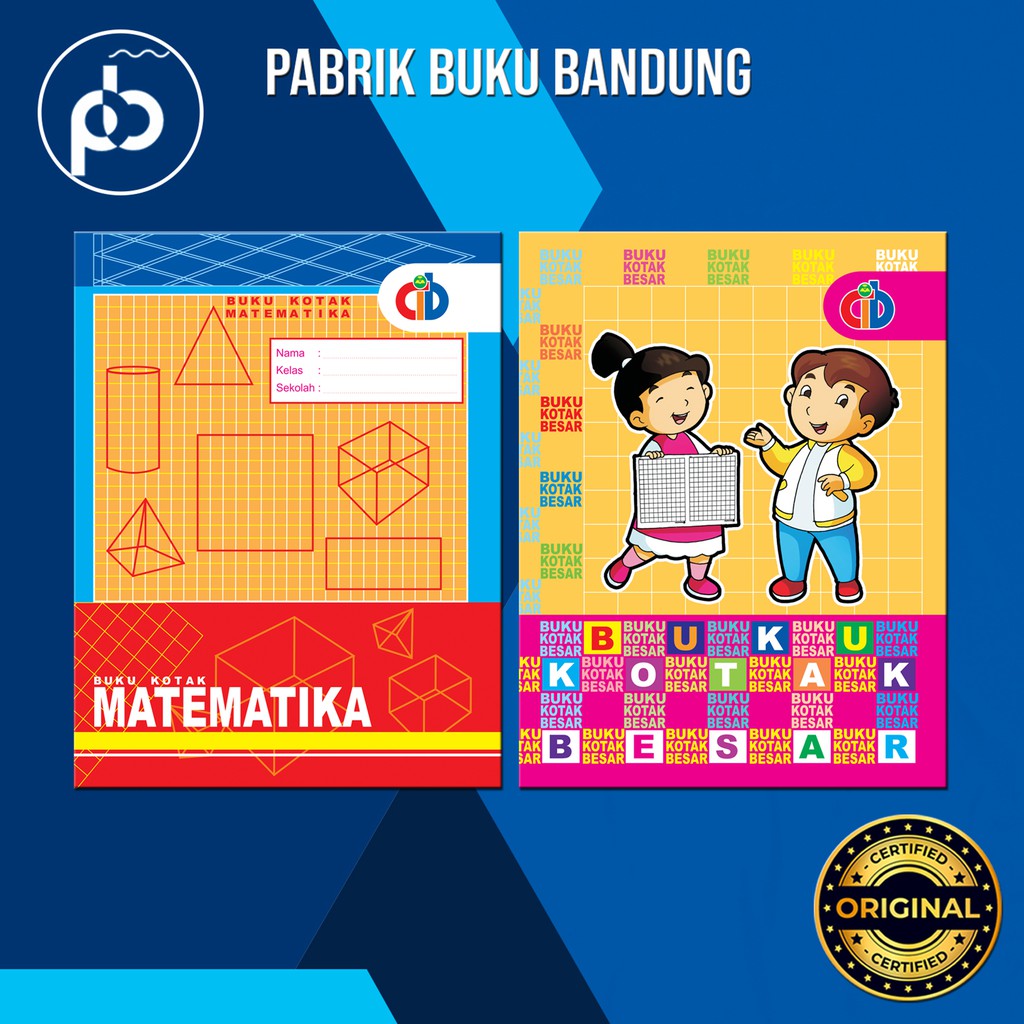 

Buku Kotak Kecil & Besar | Buku Kotak Untuk Belajar Matematika | 72 Hal 21x16 Cm Cahaya Ilmu Bandung