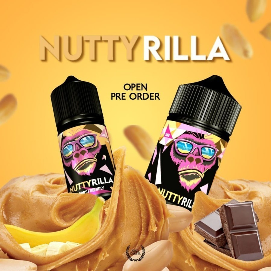 PODS FRIENDLY NUTTYRILLA 30ML 12MG LIQUID NUTTYRILLA PODS RILLA SERIES