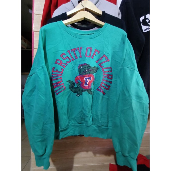 borongan crewneck lengan balon pketan usaha