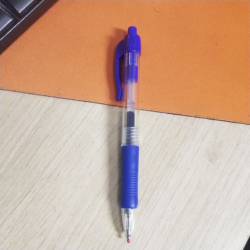 3Pcs Pulpen Tekan Klasik Warna Hitam Biru Untuk Stationery Sekolah / Kantor