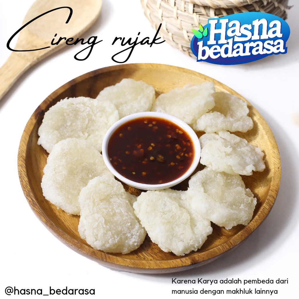 Cireng Bumbu Rujak 200gram | Rujak Cireng Frozen Hasna Bedarasa