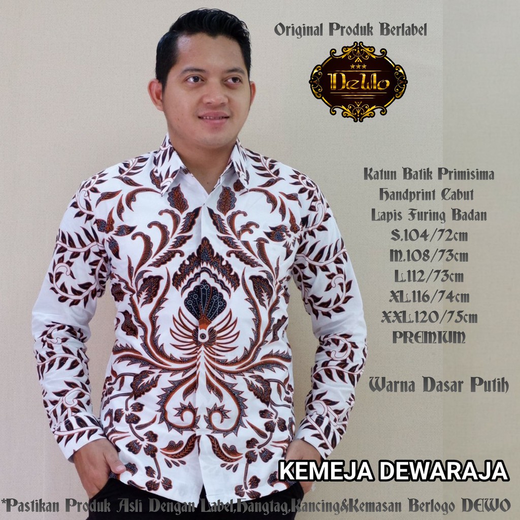 DEWARAJA DEWO BATIKSOLOAMANAH KEMEJA BAJU BATIK PRIA SOLO LENGAN PANJANG PENDEK LAPIS FURING ATASAN BATIK PREMIUM MODERN KATUN HALUS WAHYU NAGASENA NALENDRA WISANGGENI IJO BRAHMA MODHANG HITAM PRANG KEMBANG CITRAUIDHA DEWANGGA NARAYANA PRABA WISANGGENI