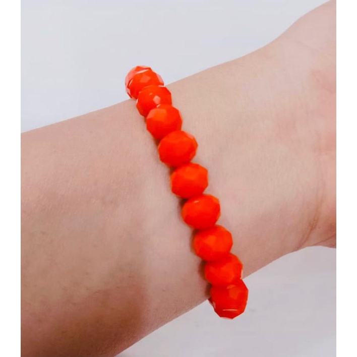 gelang wanita kristal ceko polos //gelang kristal