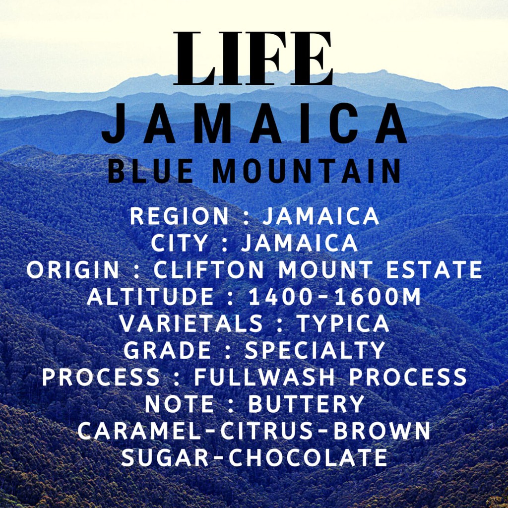 

Kopi LIFE Arabica Jamaica Blue Mountain