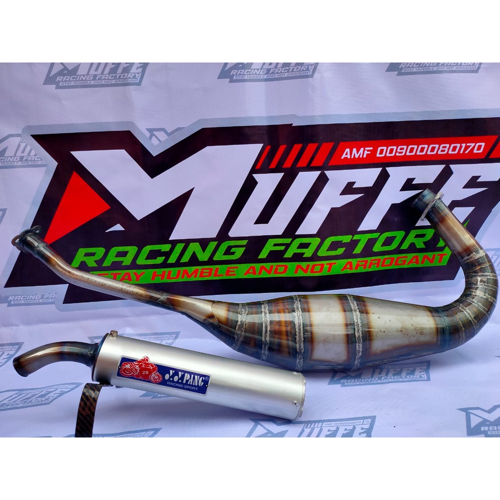 Knalpot Ninja 2tak R / Rr YYPANG Knalpot KDX Ninja RR/SS/R Plat Karat//knalpot ninja galpanis kdx//K