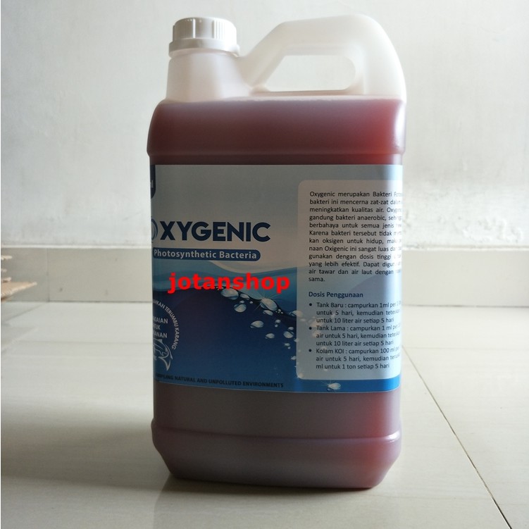 Oxygenic 5 Liter 5L Probiotik / Bakteri Starter Kolam Akuarium Aquascape