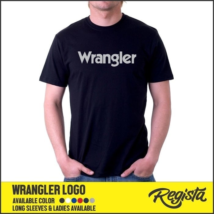  Kaos  Tshirt Baju Combed 30S Distro Wrangler  Shopee Indonesia