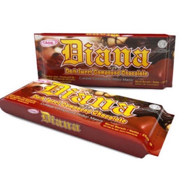 

L'agie Diana Dark Sweet Compound Chocholate 250Grm