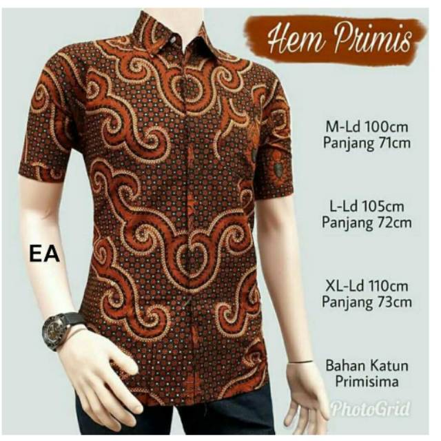 Hem kemeja batik prada songket seragam murah grosir