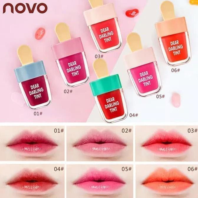 Terlaris Novo Ice Cream Lip Tint / Novo Dear Darling Water Tint - Satu