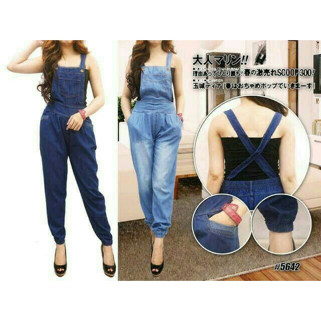 EXCLUSIVE Celana kodok / baju kodok jeans wanita murah TERBARU