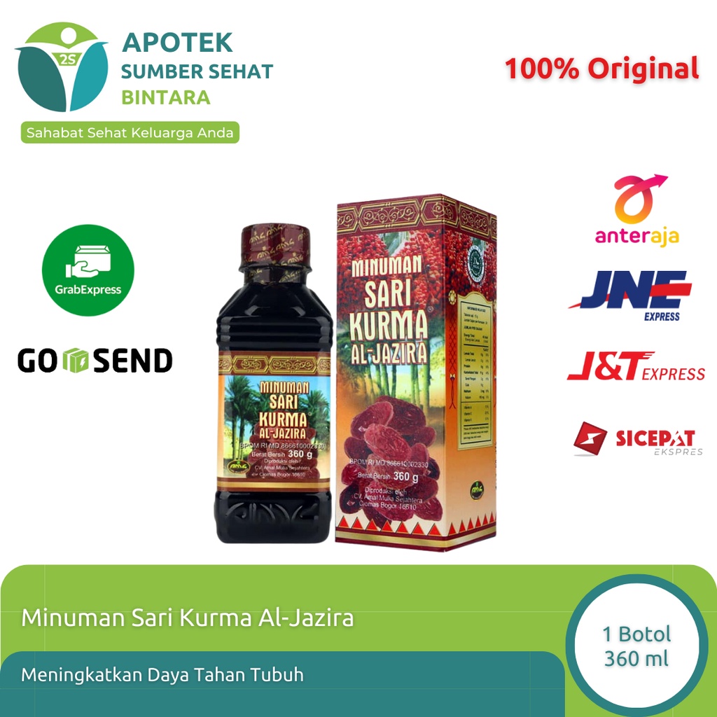 

Minuman Sari Kurma Al-Jazira 360 ml