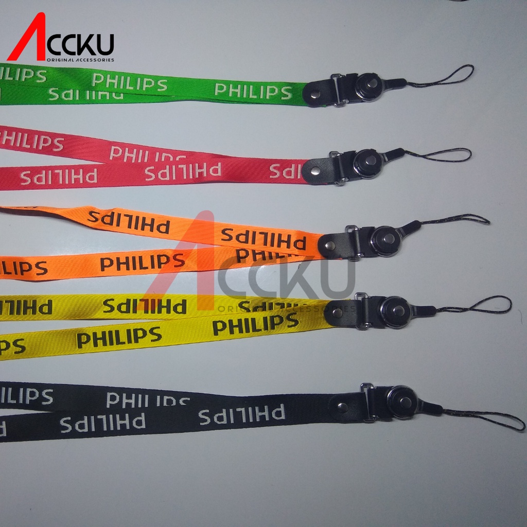 [ Philips ] Tali / Tali Gantungan Handphone Tali Lanyard Handphone Gantungan HP Tali HP Tali Handphone Gantungan Kunci Tali Gantungan Kartu Bisa Gantung di Leher Tali Hp Model Kalung Tali Gantungan Lanyard Wrist Finger Hand Shoulder Strap Tali Gantungan