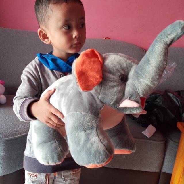 BONEKA GAJAH/BONEKA/MAINAN/KADO/SOUVENIR-1