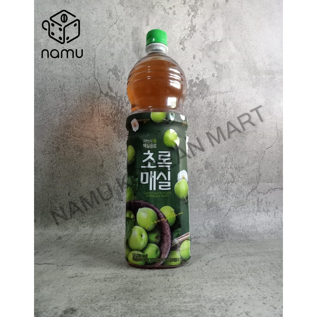 

Woongjin Green Plum Minuman Rasa Buah Plum 1,5L / Minuman Rasa Sari Buah / Minuman Jus Buah