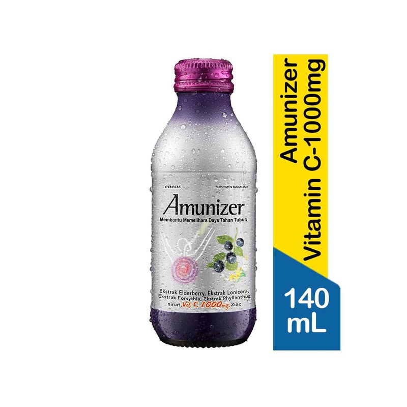 

Amunizer Botol 140gr minuman peningkat imun tubuh rasa elderberry
