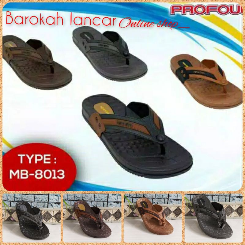 SANDAL JEPIT KARET LAKI LAKI NEW ERA MB 8013