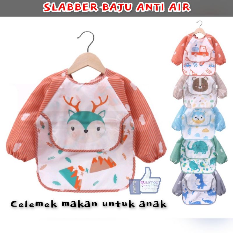 Celemek Anak Slabber Bayi BIB Lap Makan