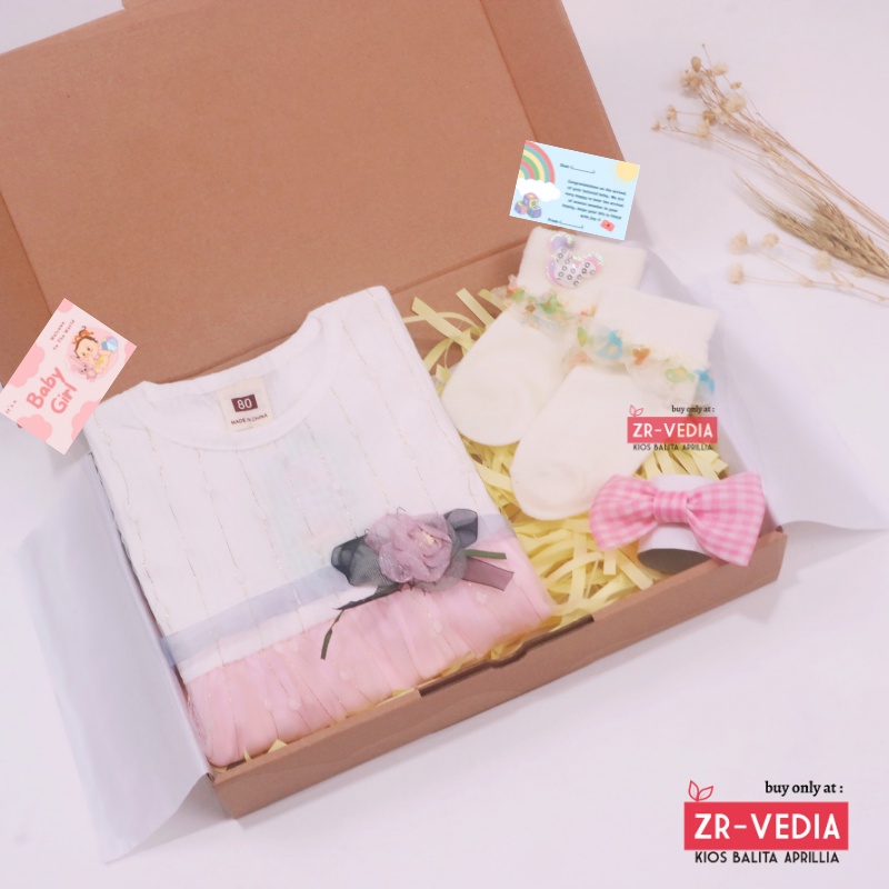 [DAISY] Hampers Baby Girl 0-36 Bulan / Kado Lahiran Bayi Perempuan Bulan Hadiah New Born Gift Dress