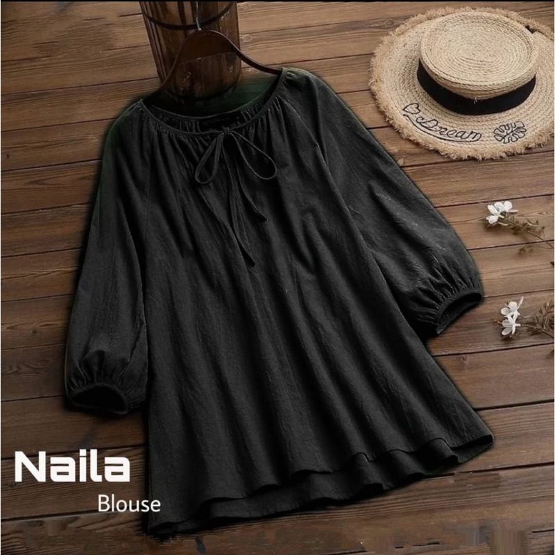 Naila Blouse Wanita Crinkle Airflow Jumbo LD 120