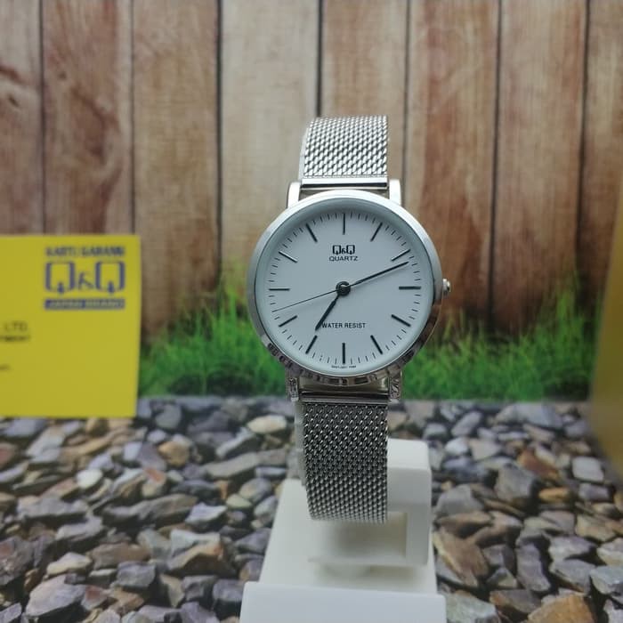 QQ QQ Analog Jam Tangan Wanita Rantai Pasir QA21J201Y Original