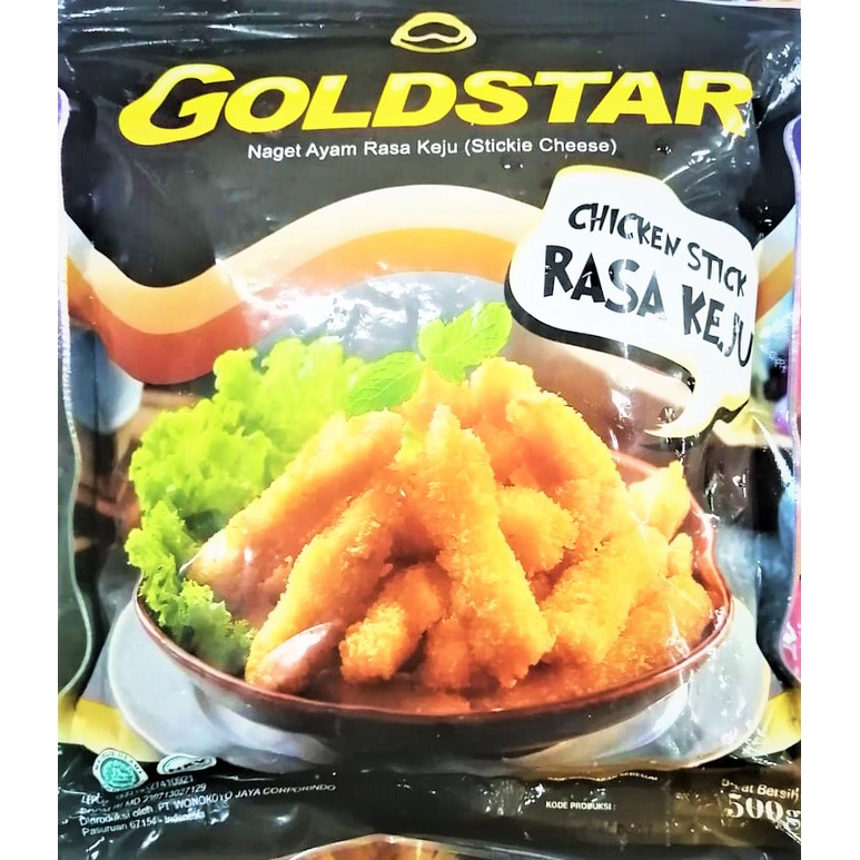 

Gold Star Chicken Stick Keju 500gr