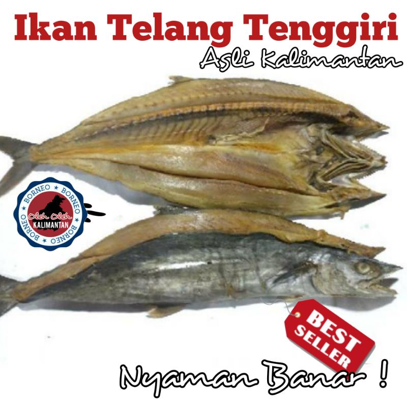 

Ikan Asin Tenggiri 1kg, Iwak karing Telang Asli Kalimantan