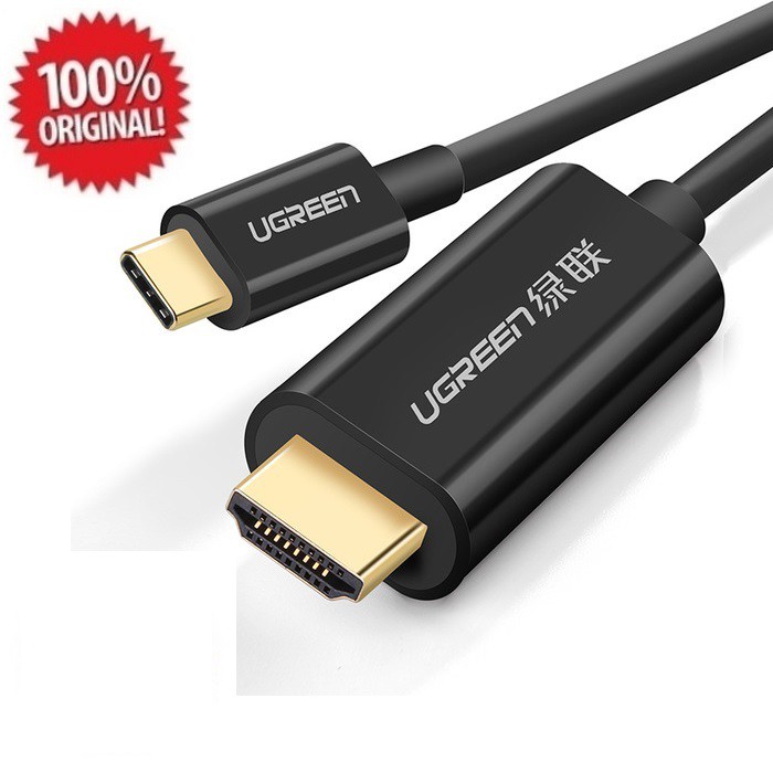 Jual Ugreen USB Type-C To HDMI Cable 1.5M (MM121) Black 50503 | Shopee ...