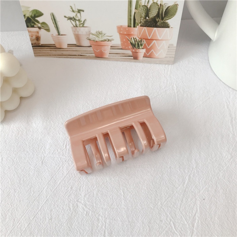 Korea Style Square Acetic Acid Hair Claw Bathing Washing Makeup Grab Hair Accessories for Women